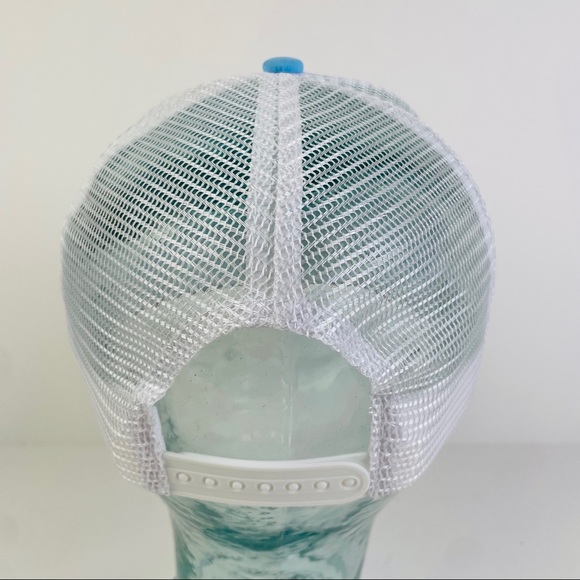 Boco Gear Marathon Training Academy Technical Trucker Mesh Snapback Blue Hat Cap - Picture 4 of 8